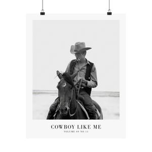 Cowboy Like Me Print | Girly Wall Art (Digital Download) 16″ x 20″