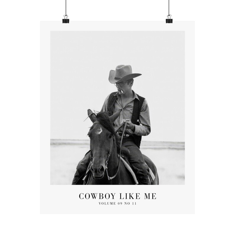 Cowboy Like Me Print | Girly Wall Art (Digital Download) 16″ x 20″