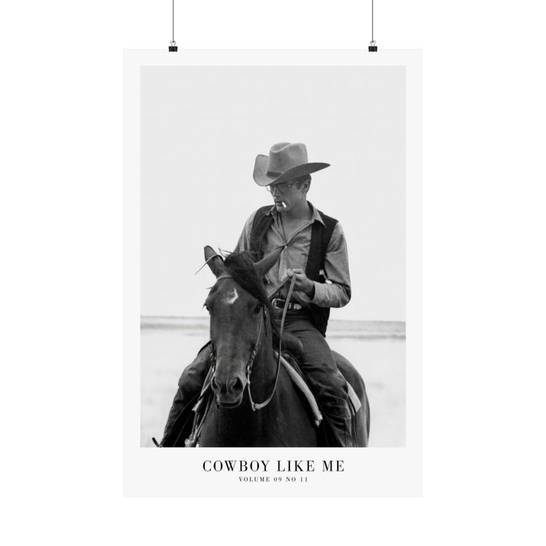 Cowboy Like Me Print | Girly Wall Art (Digital Download) 24″ x 36″