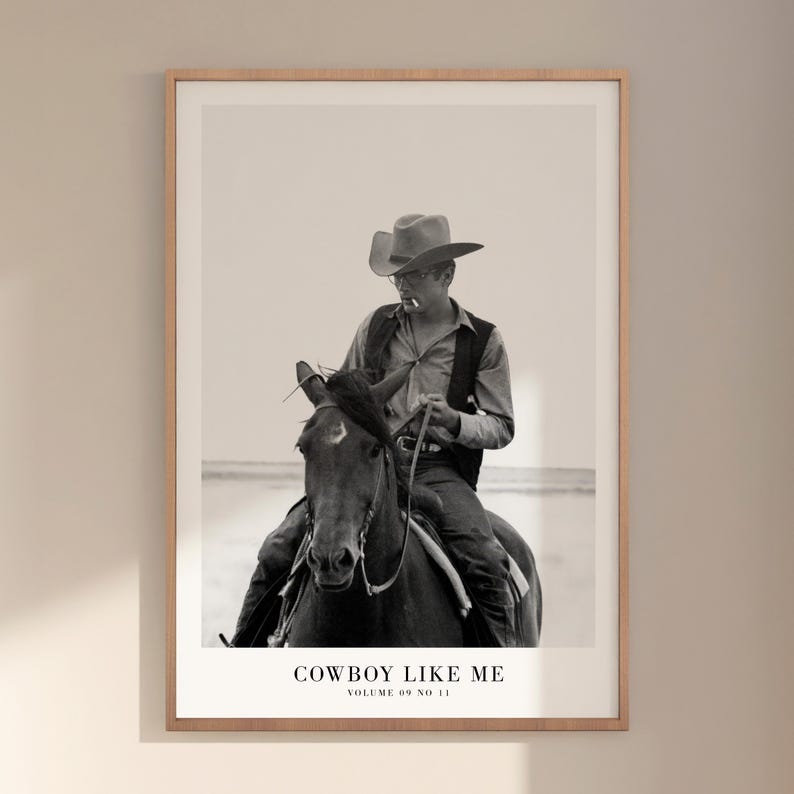 Cowboy Like Me Print | Girly Wall Art (Digital Download) image 3