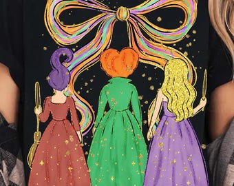 Halloween Neon Witches Png, Witches Character Png, Retro Halloween Png, Bad Witches Vibes Png, Funny Halloween Png, Halloween Witch Png