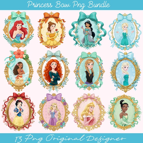 Coquette Mirror Princess Png Bundle, Coquette Cartoon Png, Princess Coquette Bow Png, Family Trip Png, Princess Bow Png, Cartoon 2025 png