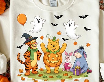 Retro Halloween cartoon PNG, Halloween Ghost Png, Spooky Vibes Png, Trick Or Treat Png, Fall Png Design, Halloween Shirt Png