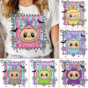 Trending Cartoon Character Bundle png, Monster Doll Png Bundle, Cute Cartoon Designs for T-Shirts, Funny Cartoon Png