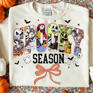 Spooky Season Nightmare Png, Halloween Png, Nightmare Characters, Horror Halloween Png, Spooky Season Png,Horror Png,Halloween Couple Shirt