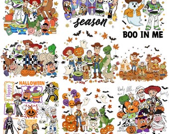 Retro Toy and Friends Halloween png bundle, Friend Trip Halloween Png, Spooky Season Png, Trick Or Treat Png, Fall Png, Family Vacation Png