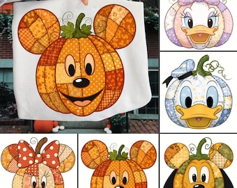 Preppy Floral Mouse And Friends png, Fall Pumpkin png, Autumn png, Fall Sublimation, Tis the season, Pumpkin png, halloween png