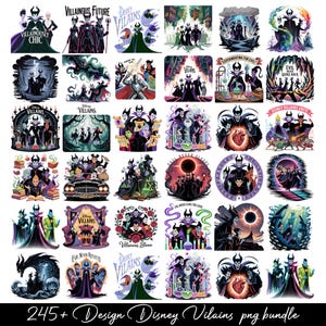 Bundle Bad Girls Friends PNG, Chillin' Like A Villain Png, My Favorite Villain Png, Halloween Villains Png, Trick Or Treat Png