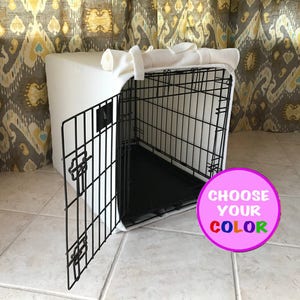 NO FRILLS (18&quot;) CUSTOM Dog Crate Cover