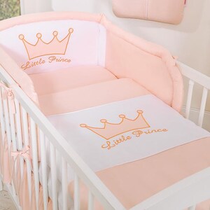 2-piece bedding - Little Prince/Princess powder pink