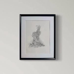 Original drawing 29.5 × 42 cm (11.6 × 16.5 inches), pencil & graphite on paper