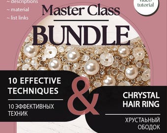 Luneville Broderi Master Class Bundle: 10 tekniker, Kristallhårring (videohandledning)