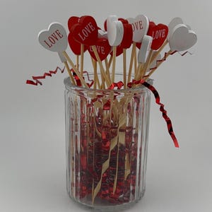 Valentines Picks for Charcuterie or Cake/Cupcake Toppers