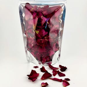 Dried Red Rose Petals