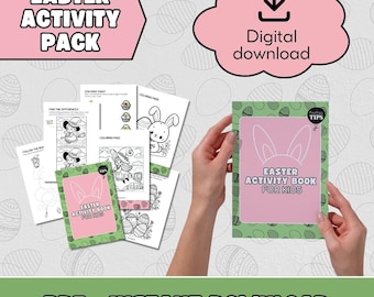 Easter Activity Printable, Easter Games, Easter Coloring Pages, Easter Printable, Kids Activity Printable, Easter Activity Book for Kids