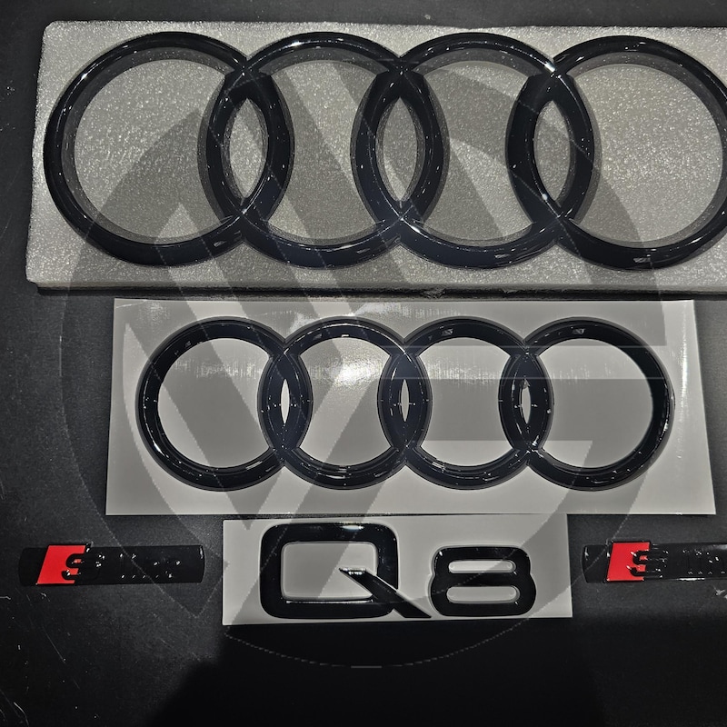 Q8 Audi Emblems - Etsy