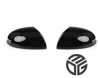 Hyundai IONIQ 6 Gloss Black Mirror Cover Caps | Piano Black Wing Mirror Covers | Exterior Styling Accessories | Pair