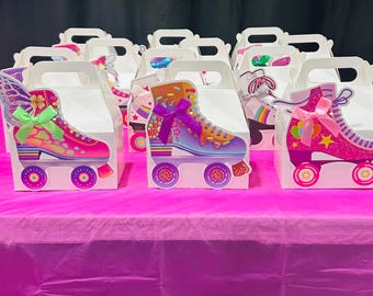 Roller Skating Party Box Favors 1ct.