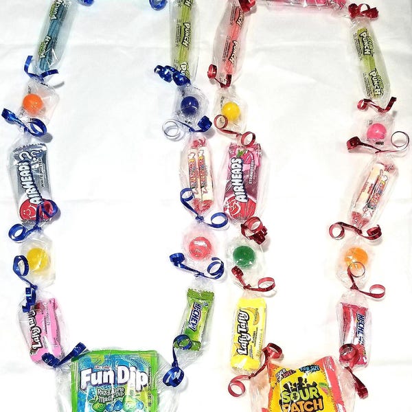Candy Lei / Candy necklace bulk / graduation / birthday / promotion / Thank you / Congrats