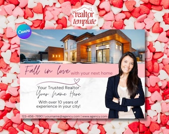 Real Estate Valentines Day Farming Letter | Farming Card for Realtors | Real Estate Marketing | Real Estate Card | Realtor Gifts | Realtor