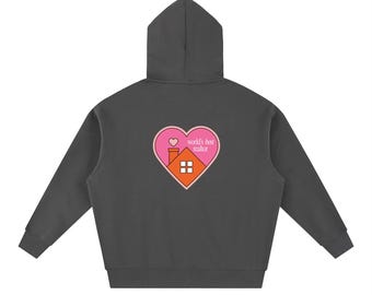 Best Realtor Ever Essential Oversized Boxy Fit Fleece Hoodie | Funny Realtor Gift | Realtor Aesthetic | Modern Realtor | Real Estate Hoodie