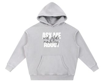 Snow Wash Fleece Oversize Hoodie