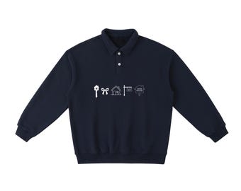 Realtor Heavyweight Polo-Collar Sweatshirt | Real Estate Sweater | Realtor Clothing | Realtor Aesthetic | Realtor Gift | Realtor Icons