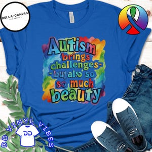 Autism Awareness Tee: Utmaningar och skönhet Unisex-tröja