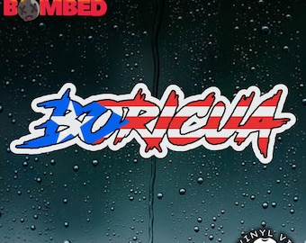 BORICUA Kiss-Cut Stickers