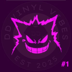 GENGAR vinyl decal Sticker, Sticker for Windshield, windows, bumper, laptop , phone etc.
