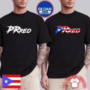 Pupertorican PReo T-Shirt: Perreo Design - Unisex aus schwerer Baumwolle T-Shirt