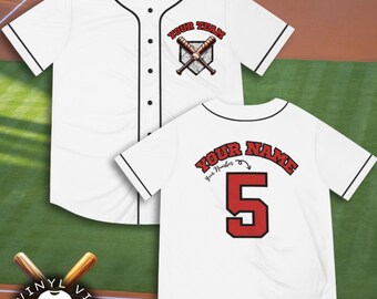 Personalisiertes Baseballtrikot: Benutzerdefinierter Teamname und Nummer, feuchtigkeitsableitendes Polyester