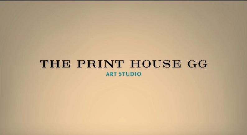May include: The Print House GG Art Studio logo in black text on a beige background.
