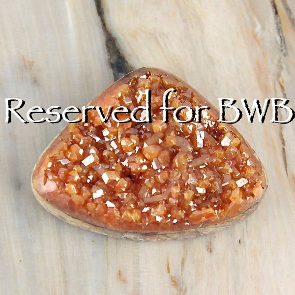 Reserved for BWB Only   fabulous Small Vanadinite Crystal Drusy Druzy Cabochon Arizona