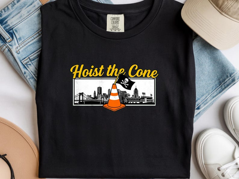 Hoist the Cone Pittsburgh Pirates Graphic | Steel City Baseball Fan (Digital Download) image 2