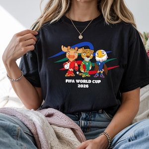 FIFA World Cup 2026 Mascots Digital Art | USA Canada Mexico Soccer Fan Design