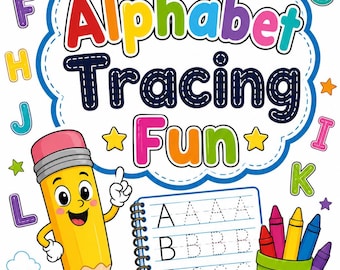 Alphabet Tracing Workbook | Preschool Kindergarten Handwriting Practice