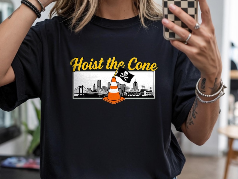 Hoist the Cone Pittsburgh Pirates Graphic | Steel City Baseball Fan (Digital Download) image 1