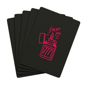 Carte da gioco retrò Lucky You
