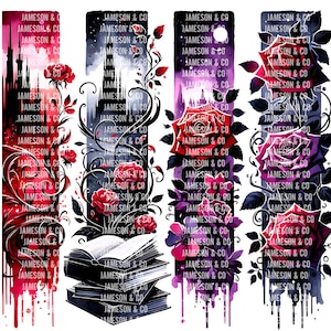 Romantyczna Wysoka Fantastyka Clipart Jeździec Smoka Clipart Róża Smok Clipart Dziewczyna Projekt Książki Magiczne Książki Bajkowe Książkowe Sublimacja