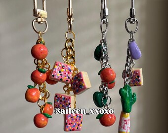 Customize Your Own Keychain/Bag Charm | Handmade Clay Charms