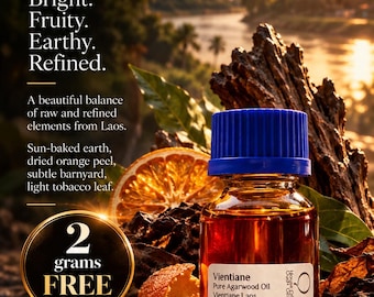 Vientiane Laos Pure Oud Oil – 75g Natural Agarwood Oil | Perfumery & Collectors
