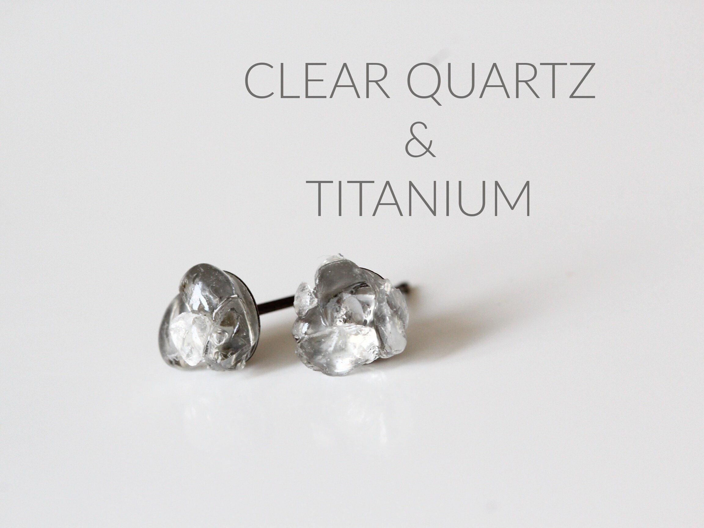 Clear Quartz Teardrop Earrings for Inner Harmony – MASS MoCA