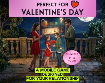 Your Love Story as a Mobile Game • Playable Anniversary Puzzle • Custom Couple Memory Gift • Unique Digital Experience