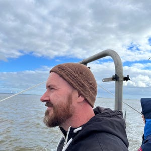 Docker Cap Dockermütze gehäkelt aus 100% Baumwolle Fischermütze Sylter cap kurze Beanie  weiß, rosa, grau, braun