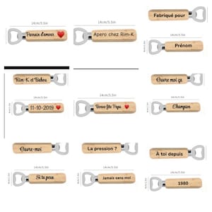 personalized wooden bottle opener