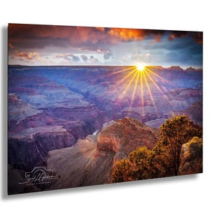 Pared del Gran Cañón, Vista aérea de Lipan Point / Vista del río Colorado / Decoración de naturaleza del suroeste 8x10-24x36