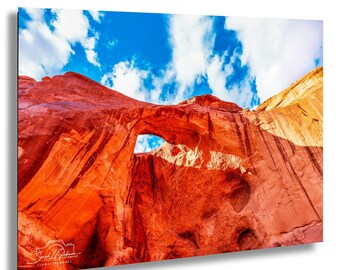 Monument Valley Red Rock Landscape Print, Desert Sunset Wall Decor (8x10-24x36)