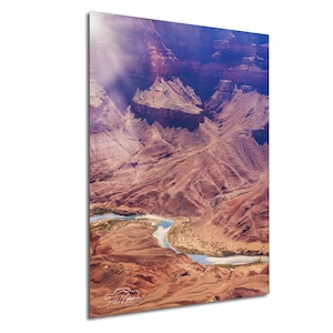 Grand Canyon Aerial Print: Colorado River Photography, Nature Wall Art