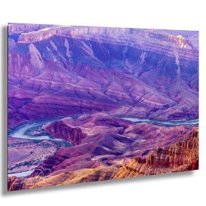 Grand Canyon Aerial Print: Colorado River Photography, Nature Wall Art